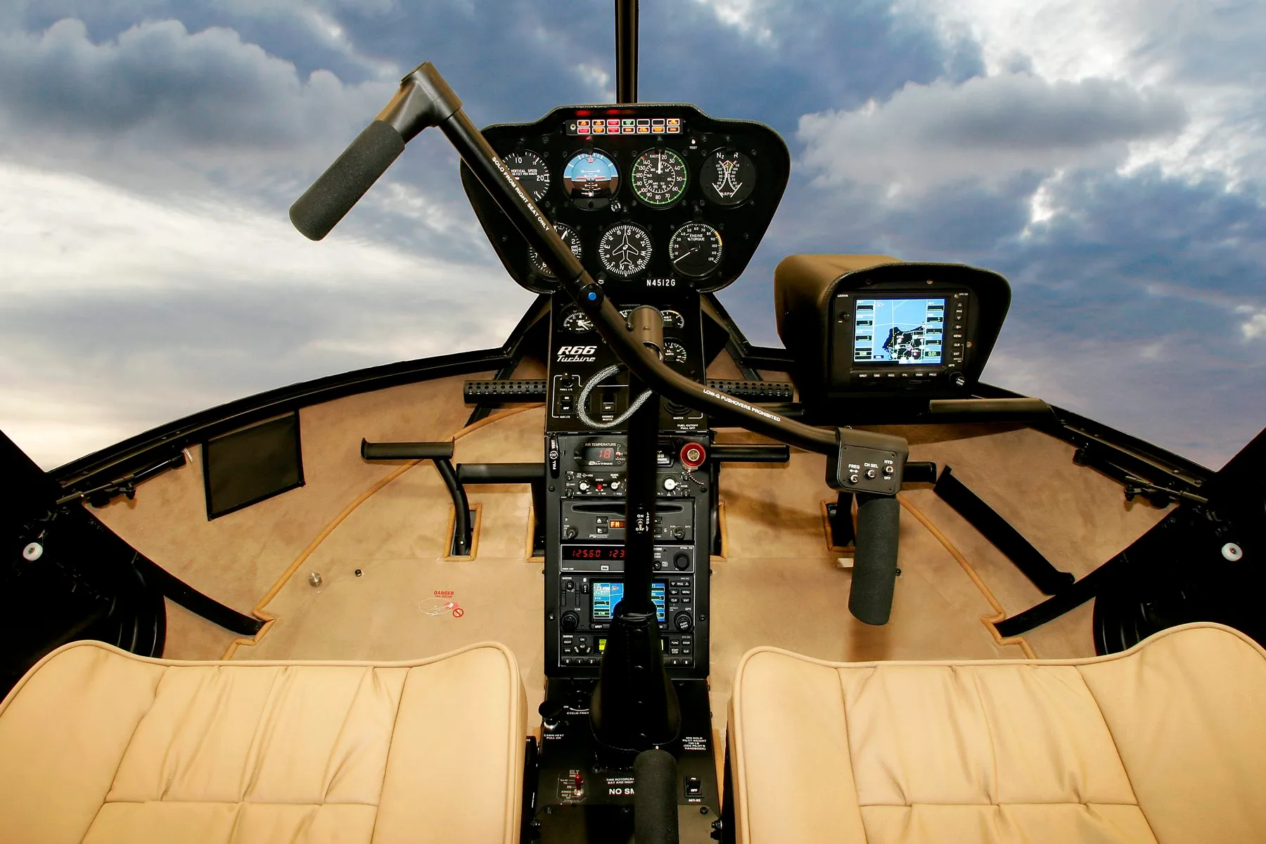 Bell 407 single engine helicopter