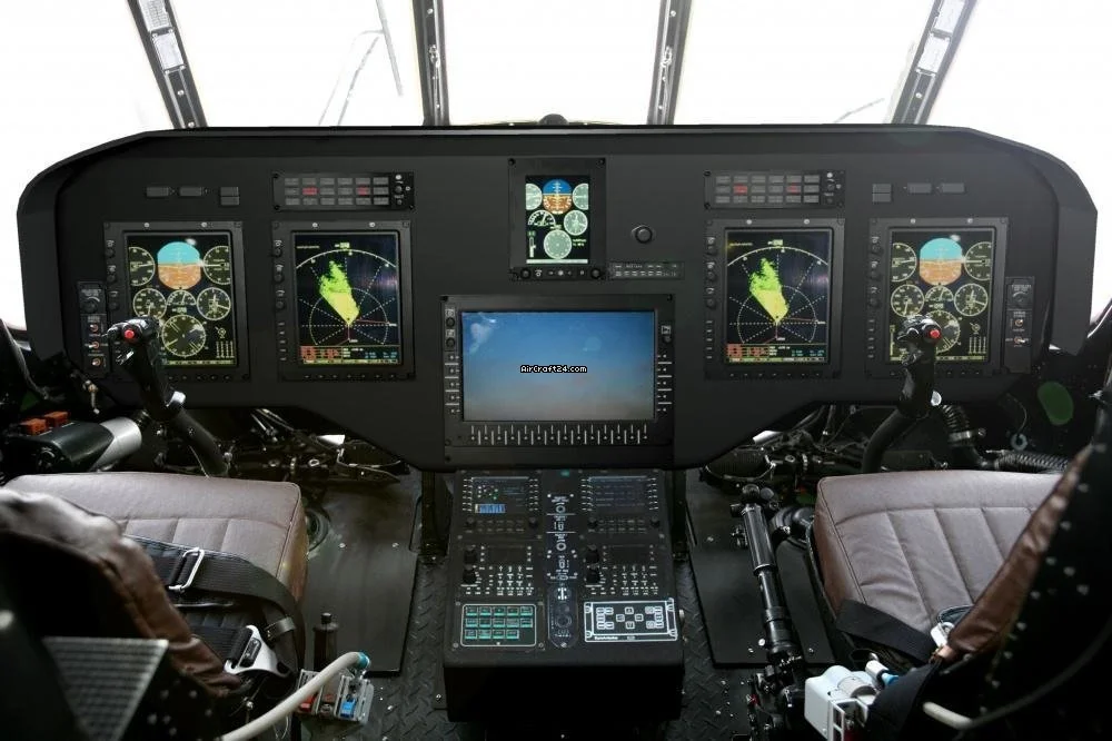 Leonardo AW109 twin engine helicopter