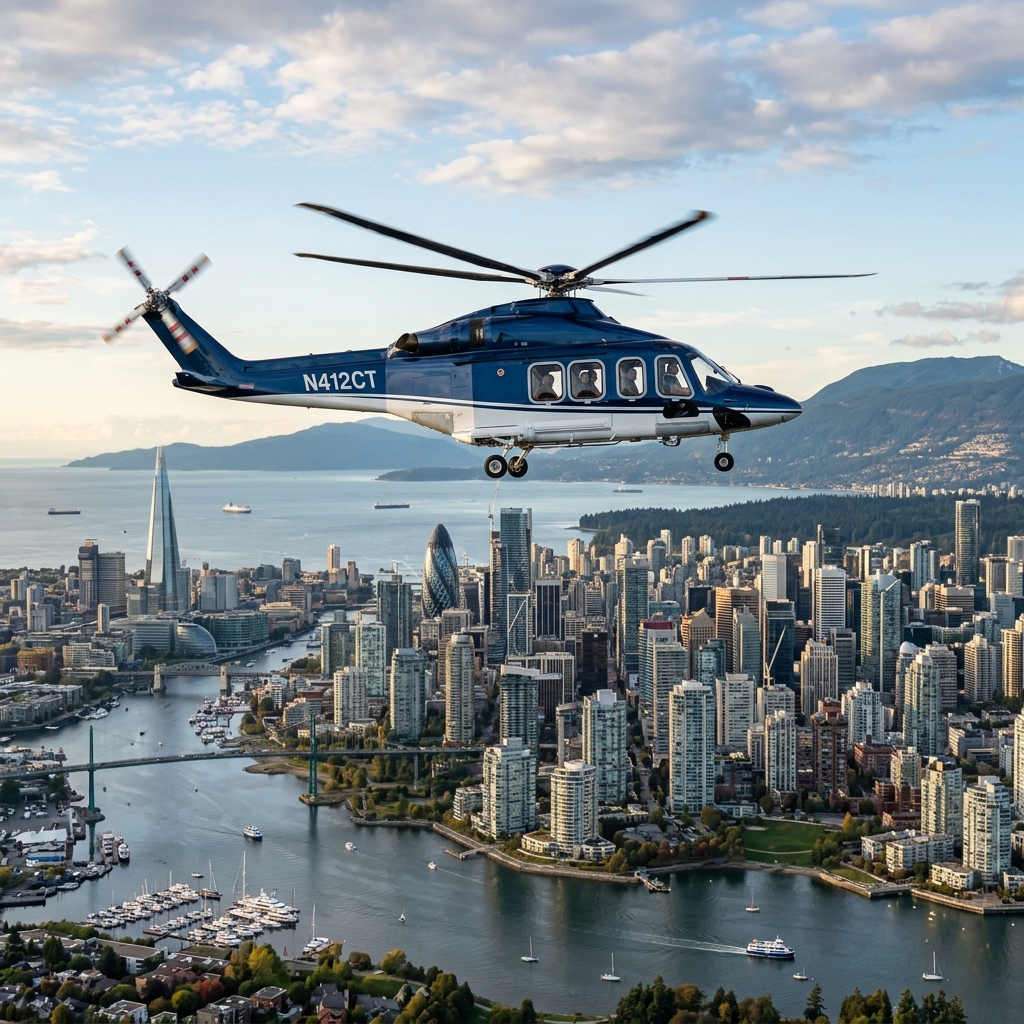 Twin Engine Helicopter